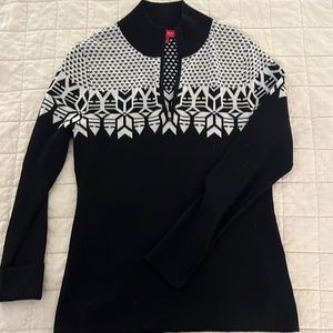 Quarter zip ski sweater